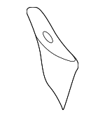 112847Z005 - Engine: Front Mount Bracket Shield for Nissan: Frontier, Xterra Image