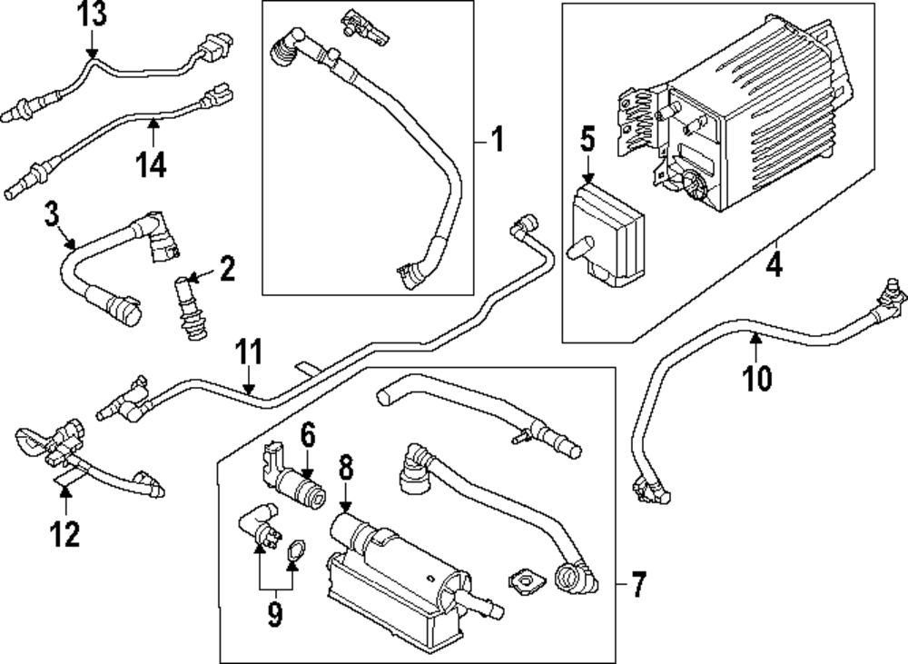 2021-2025 Ford F-150 Oxygen Sensor LC2Z-9F472-GA | OEM Parts