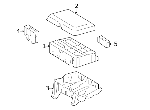 Fuse & Relay for 2013 Lexus LX570 #0