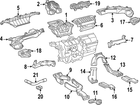 Ducts for 2023 Toyota Corolla Cross #0