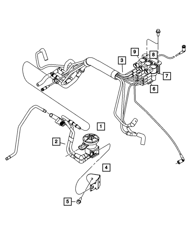4458158 - Emission Systems: Vacuum Solenoid Filter for Mopar Image