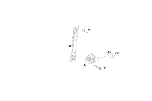 2217301046 - Rear Doors: Window Lifter for Mercedes-Benz: S350, S400, S600, S63 AMG Image image