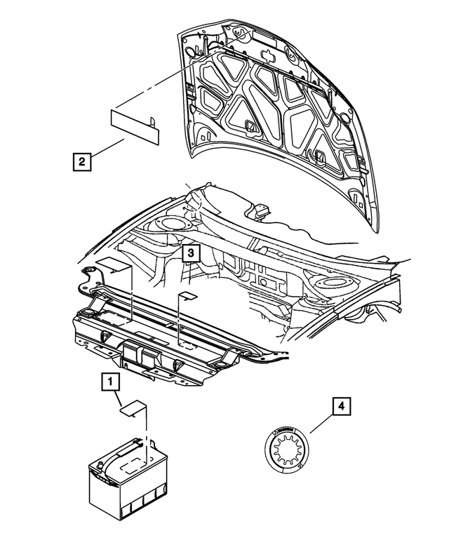 68465424AA - Labels: Vehicle Emission Control Information Label for Mopar Image