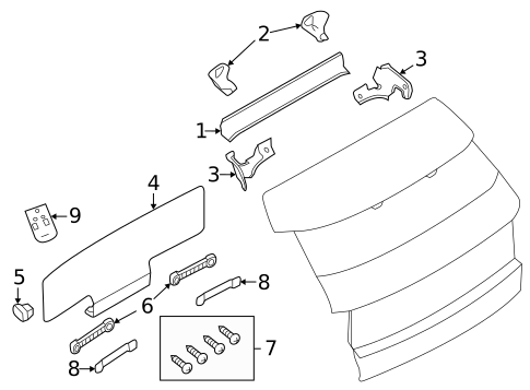 Interior Trim for 2012 Land Rover Range Rover Evoque #0