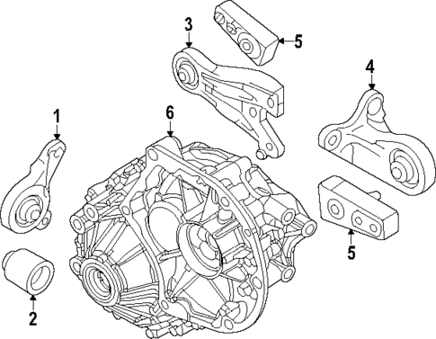Axle & Differential for 2021 Mitsubishi Outlander PHEV #0
