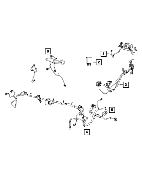 Wiring-Headlamp to Dash for 2018 Ram 3500 #2