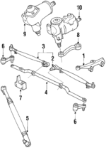 4237963 - Steering: Center Link for Mopar Image