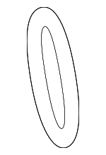 PE0118201 - Emission System: Air Valve O-Ring for Mazda: 6, CX-3, CX-30, CX-5, CX-50, CX-9 Image