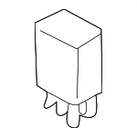 32008610 - : Relay (5 Pin) for Saab: 9-2X Image