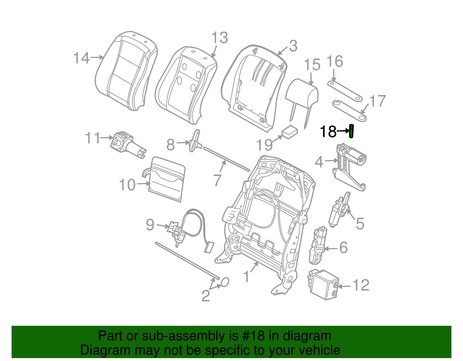 Headrest Guide - BMW (52-10-7-076-679)