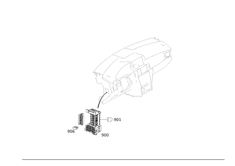 Interior Fuse Box for 2013 Mercedes-Benz GLK350 #0