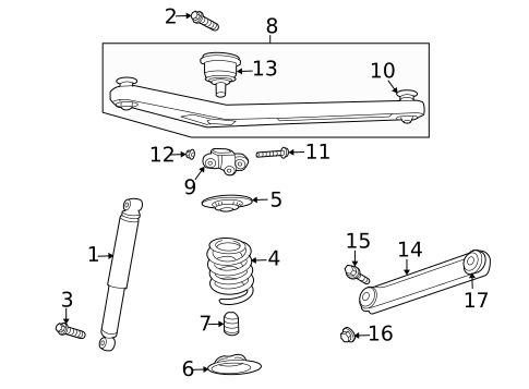 Rear Suspension for 2006 Jeep Liberty #0