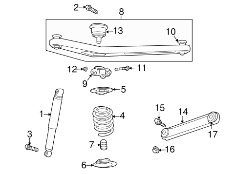 Suspension, Springs & Related Components for 2006 Jeep