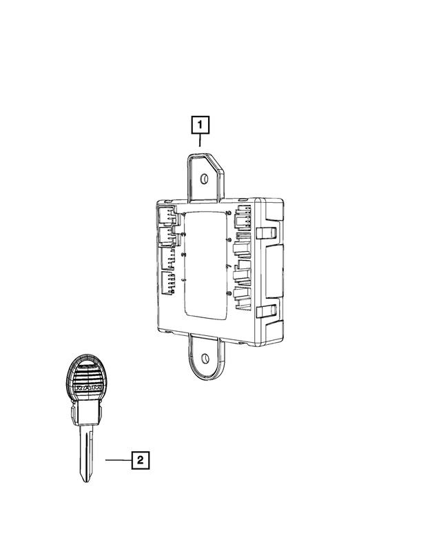 68225100AD - Electrical: Door Module, Right for Mopar Image image