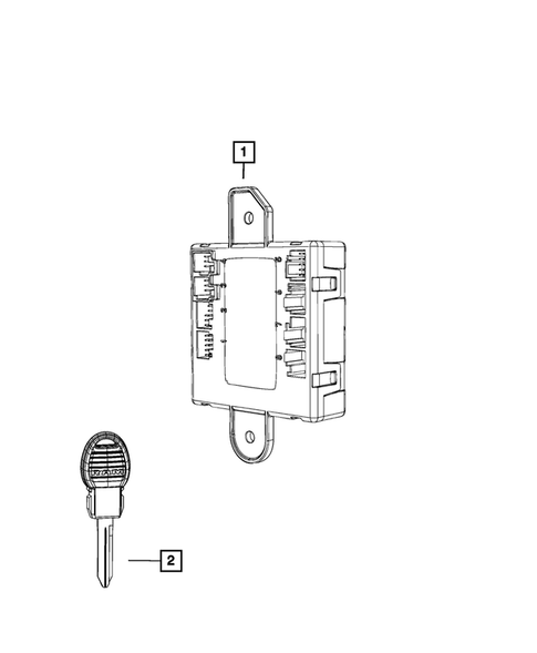 Keys, Modules and Engine Controllers for 2018 Ram 3500 #2