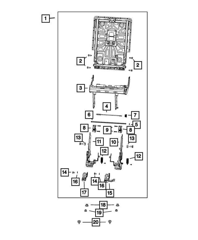 68578968AB - : Torsion Spring for Mopar Image