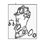 151006C1A01 - : Timing Cover for Honda: Accord, CR-V Image