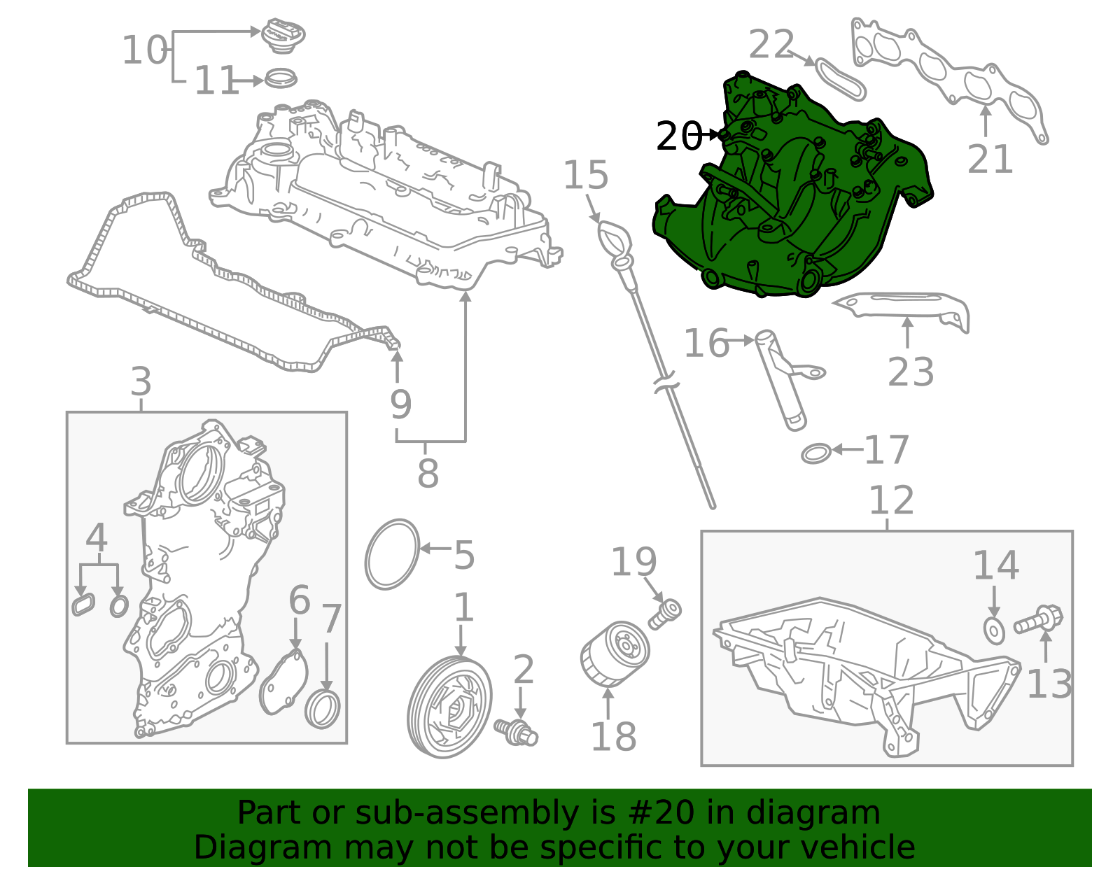 2014-2022 Honda Accord Intake Manifold 17010-5K1-A00 | OEM Parts Online