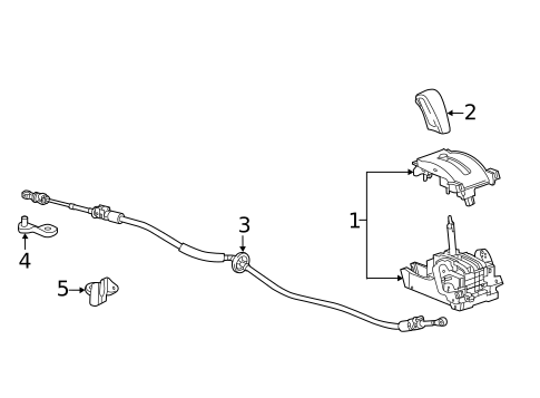 Gear Shift Control for 2012 Chevrolet Volt #0