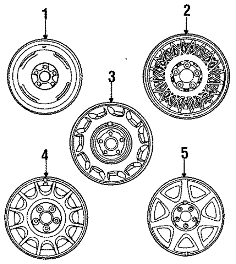 Wheels for 1992 Mercury Sable #0