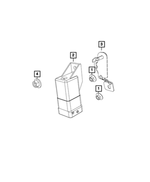 6507484AA - Electrical: Nut for Dodge: Charger Daytona, Dakota | Jeep: Cherokee, Gladiator, Grand Wagoneer, Wagoneer, Wrangler | Ram: 1500, 1500 Classic, 2500, 3500 Image