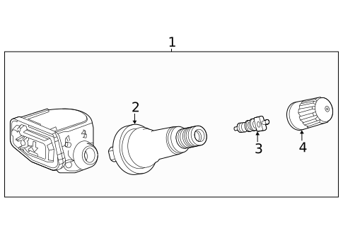 Tire Pressure Monitor Components for 2025 Chevrolet Trailblazer #0