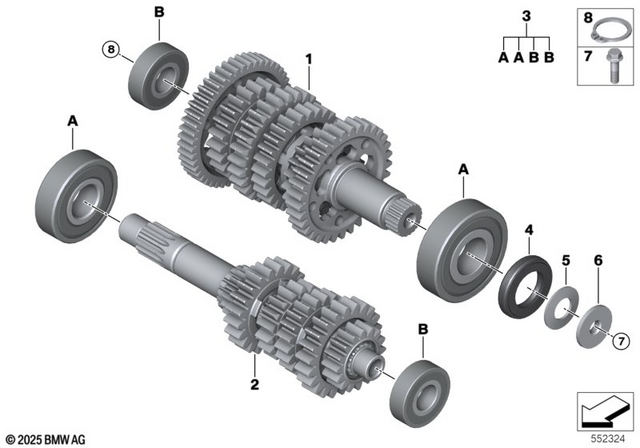 23208564417 - Manual Transmission: Diaphragm Spring - 28X14.2X1.5 for BMW-Motorrad Image