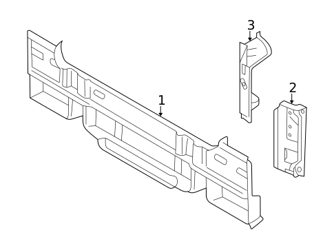 Rear Body for 2007 Land Rover Range Rover #0