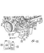 53013710AC - 3.7L Gas; Engine: Splash Guard, Secondary for Mopar Image