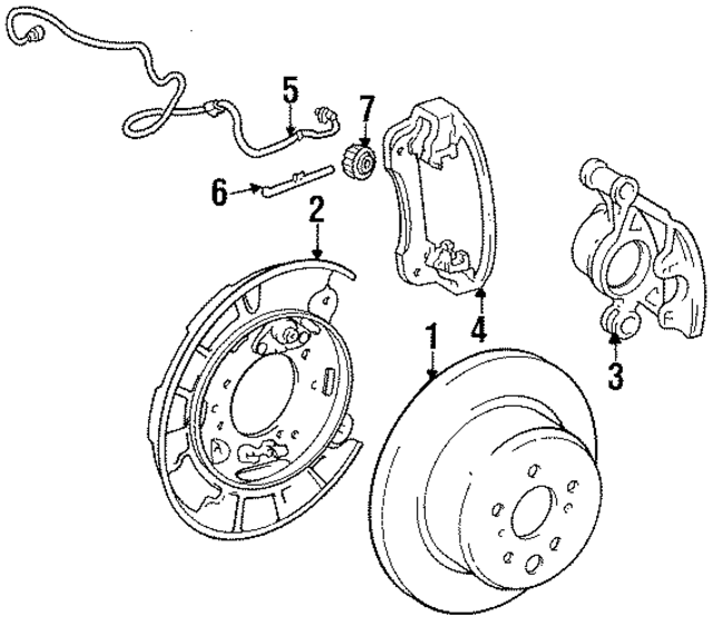 4243114110 - : Disc Brake Rotor for Toyota Image