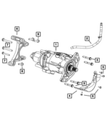 6511480AA - Transfer Case and Power Transfer Unit: Hex Head Bolt for Mopar Image