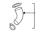 282882CTA0 - : Upper Hose for Kia: Stinger Image