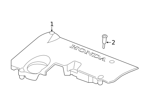 Engine Appearance Cover for 2019 Honda Civic #0