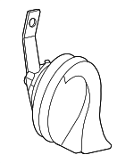 25620JM05A - Electrical: Low Note Horn for Nissan: Rogue, Rogue Select Image