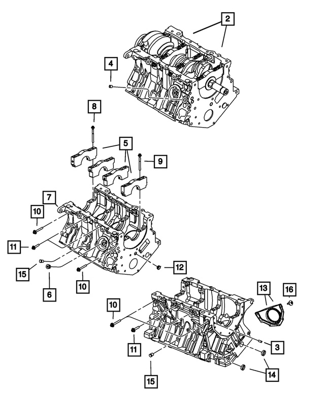 6505643AA - 4.0L Gas; Engine: Block To Clutch Housing Dowel for Mopar Image image