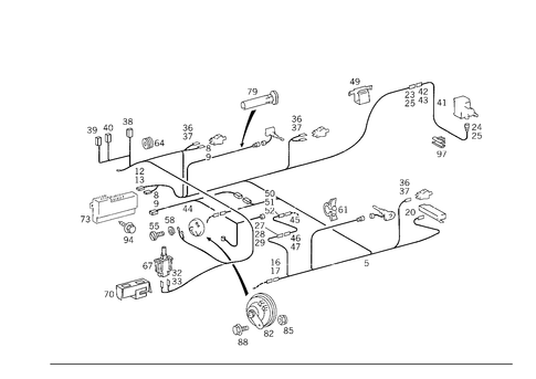 Burglary Alarm System and Infrared Closing System for 1988 Mercedes-Benz 300TE #0