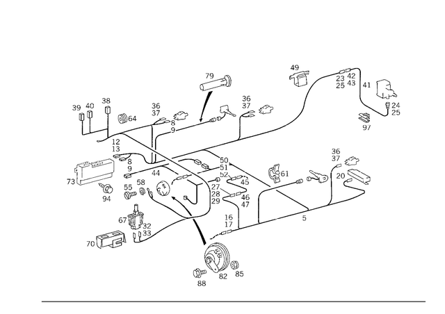 195452928 - Electrical System: Receptacle Housing for Mercedes-Benz Image image