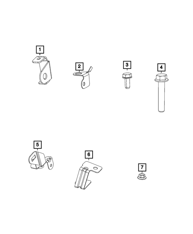 5149236AA - Electrical: Wiring Clip for Mopar Image image