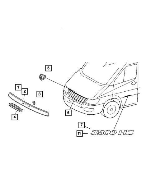 Nameplates for 2004 Dodge Sprinter 2500 #0