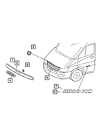 5096429AA - Exterior Ornamentation: Hood Ornament Retainer for Mopar Image