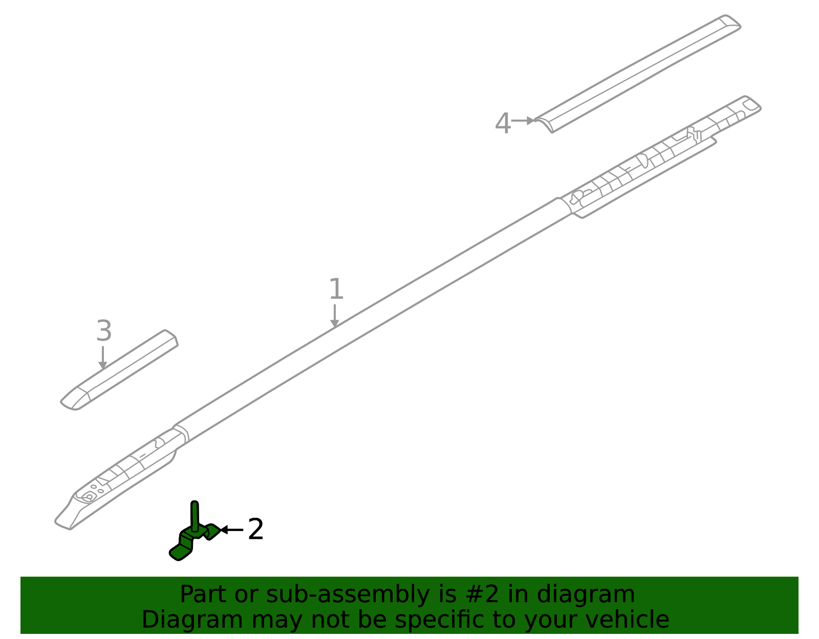 2022-2025 Kia Carnival Roof Rail Bolt Plate 67331-R0000 | TascaParts.com