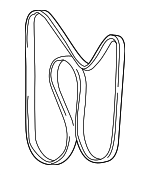 12576761 - Cooling System: Drive Belt for GM Image