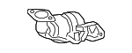 1584A704 - : Catalytic Converter for Mitsubishi: Mirage Image