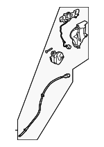 DM5Z58264A26H - Body: Latch Assembly for Ford: C-Max Image