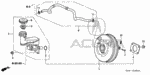 46197SHJA01 - Chassis: NUT-WASHER (8MM) for Acura Image