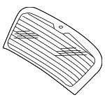 1K9845051F - Body: Lift-gate Glass for Volkswagen: Jetta Image