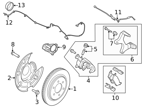 Rear Brakes for 2023 Ford F-150 #0
