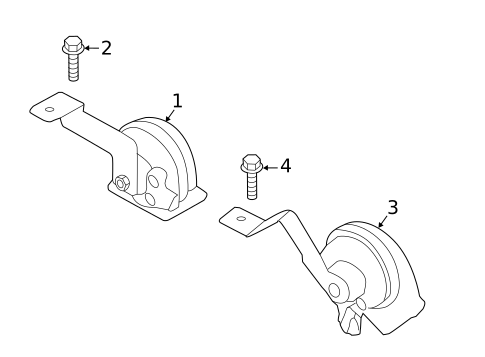 Horn for 2017 Genesis G90 #0