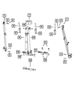 1XF131U6AA - : 2nd Row Seat Belt And Retractor for Mopar Image