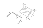 1266710310 - : Windshield for Mercedes-Benz Image